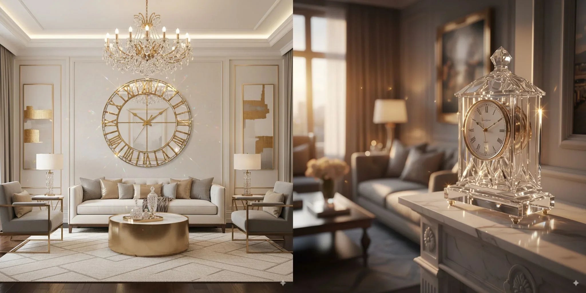 Crystal Clocks – Elegant Timepieces for Glamorous Interiors