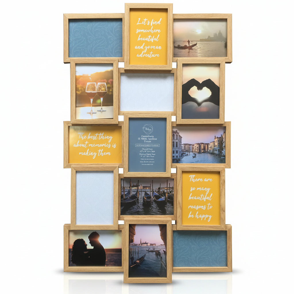 15 photo collage frame multi picture wall frame