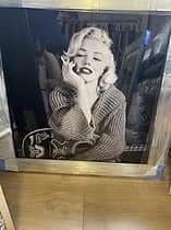 Marilyn Monroe liquid art wall frame