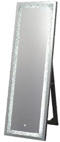 LED crystal standing mirror decorative design