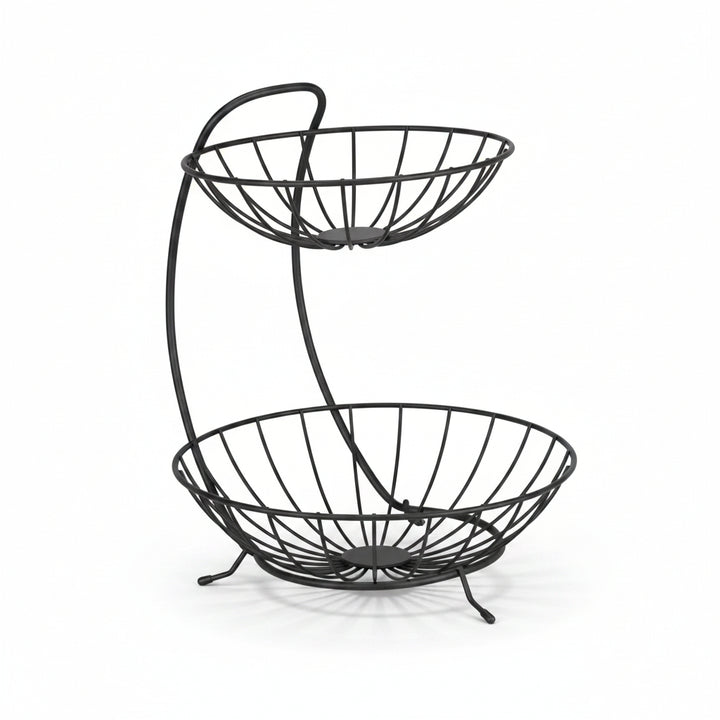 2 tier BROOKLY fruit basket rack