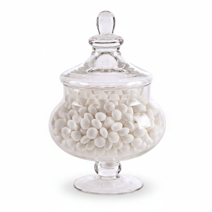  30cm decorative glass jar wedding centrepiece