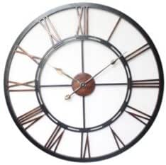 Large numeral clock black 68cm