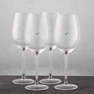Diamond Drinking Glass Set embellished luxury glassware