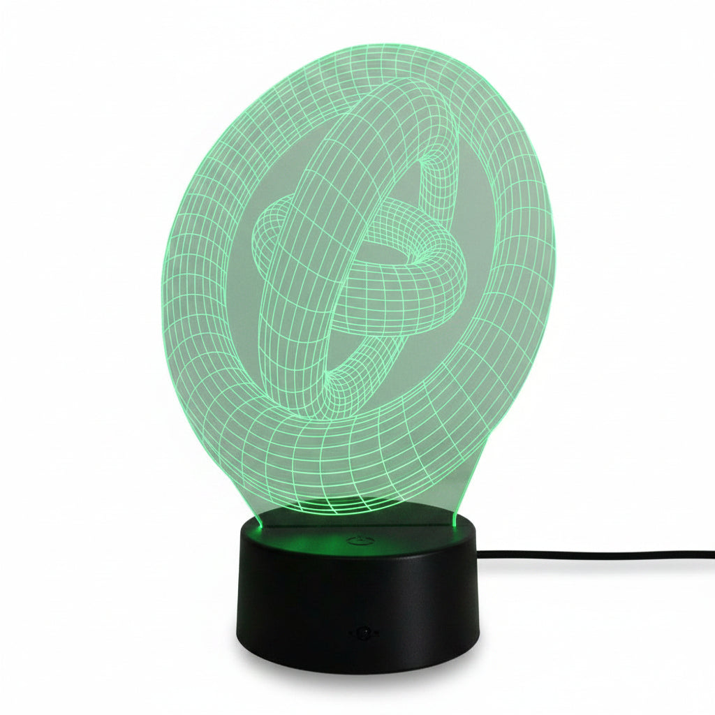 3D LED Night Light Tyres