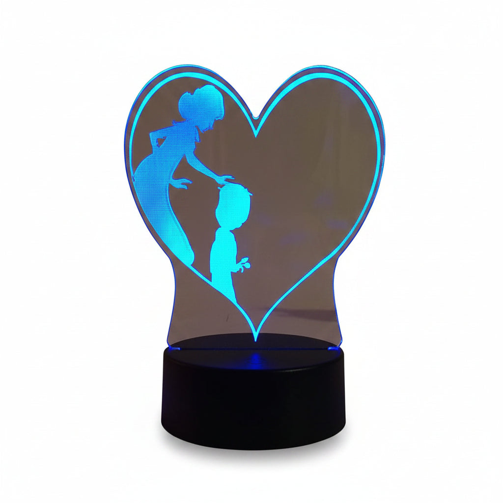 3D illusion LED lamp color changing night light décor