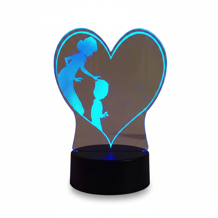 3D illusion LED lamp color changing night light décor
