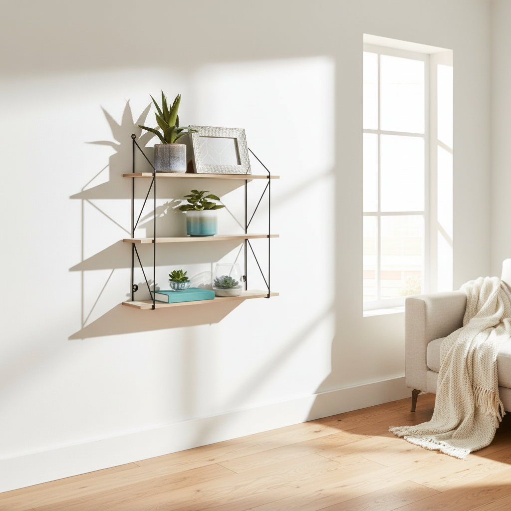 3 Tier Storage Shelf Rack Black