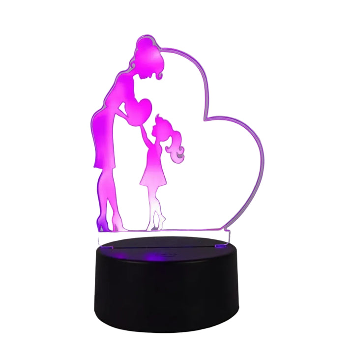3d led optical illusion lamp colorful light
