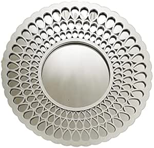 Silver droplet wall mirror decorative modern mirror home decor