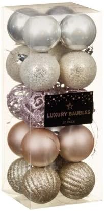 christmas bauble set tree decoration festive ornaments