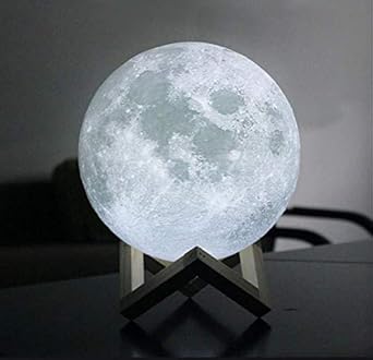 3D moon lamp 15cm with remote