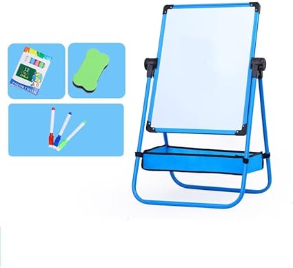 Kids double easel board chalkboard whiteboard