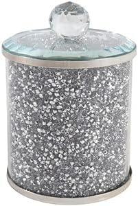 Crushed crystal trinket box