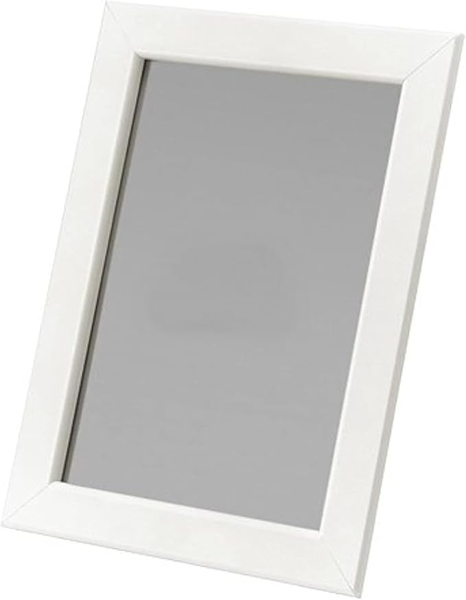 White wooden photo frames set of 2