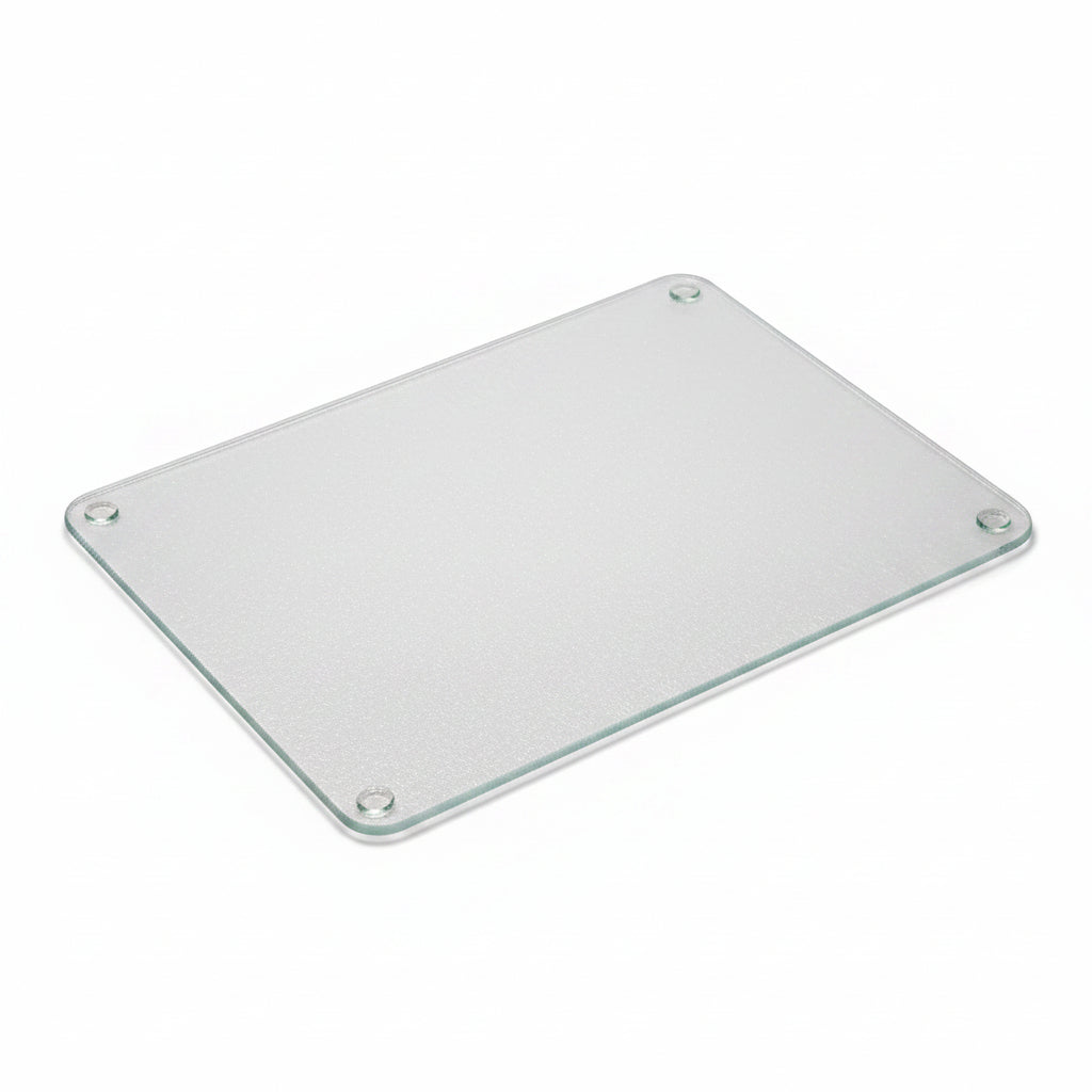 50x40cm frosted tempered glass worktop saver