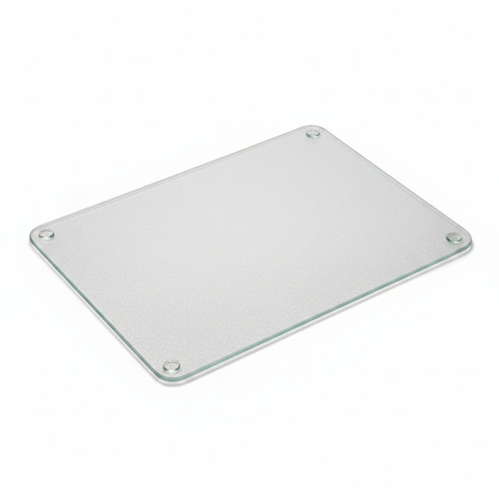 50x40cm frosted tempered glass worktop saver