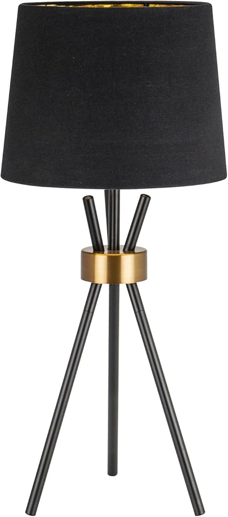 Tripod style decorative table lamp