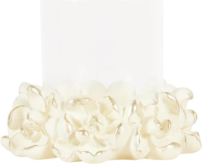 floral glass candle holders rustic table decor