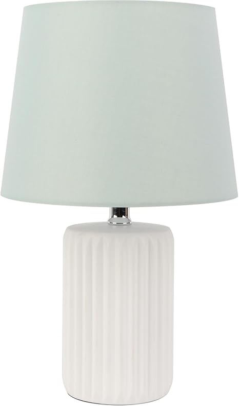 cream fabric table lamp bedside reading desk lamp