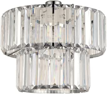  clear two tier pendant light
