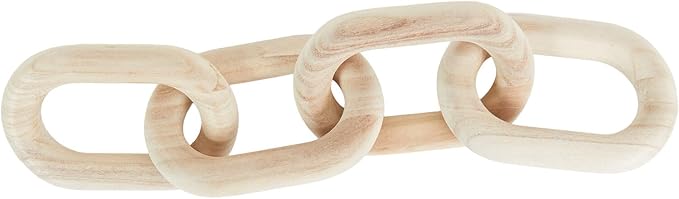 Wooden chain ornament modern rustic home decor
