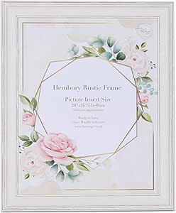 Rustic vintage wooden photo frame 20x16 inch