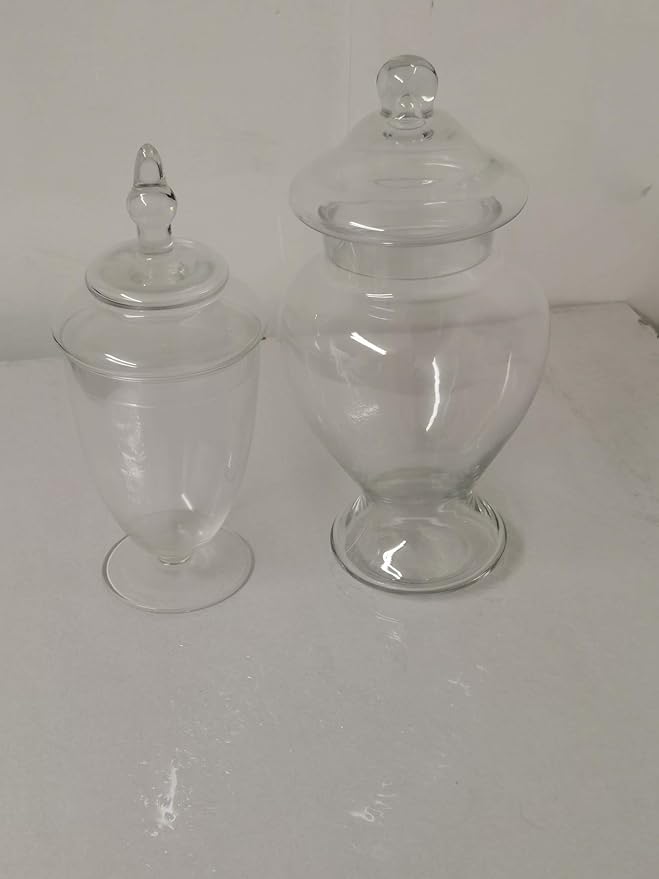 glass candy storage jars with lids kitchen storage set