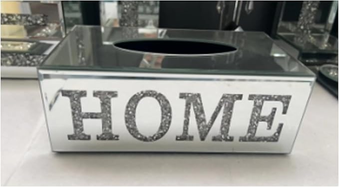 Crystal tissue box cover decorative