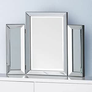  art deco folding dressing table mirror 50x65cm