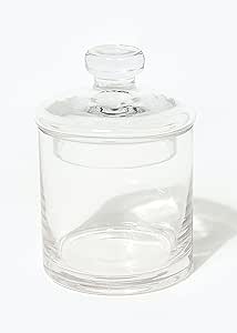 Small bathroom storage jar