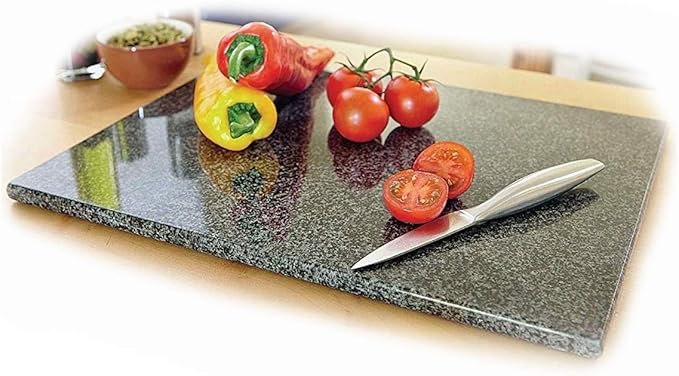 Granite stone chopping board black design
