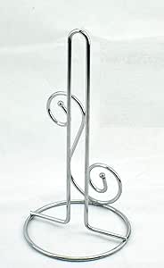 Stainless steel kitchen towel roll holder
