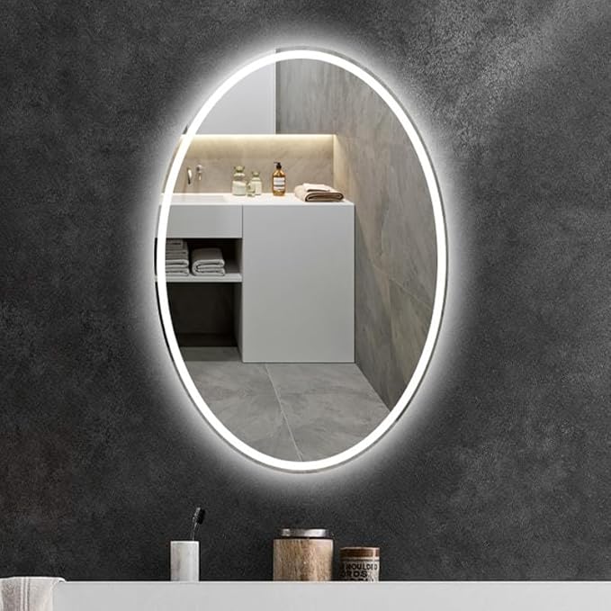 LED Oval Bathroom Mirror
