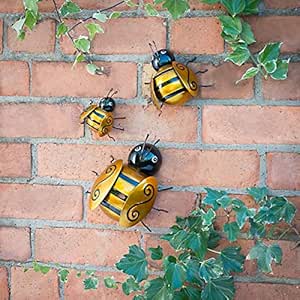 Decorative bumble bee wall art outdoor