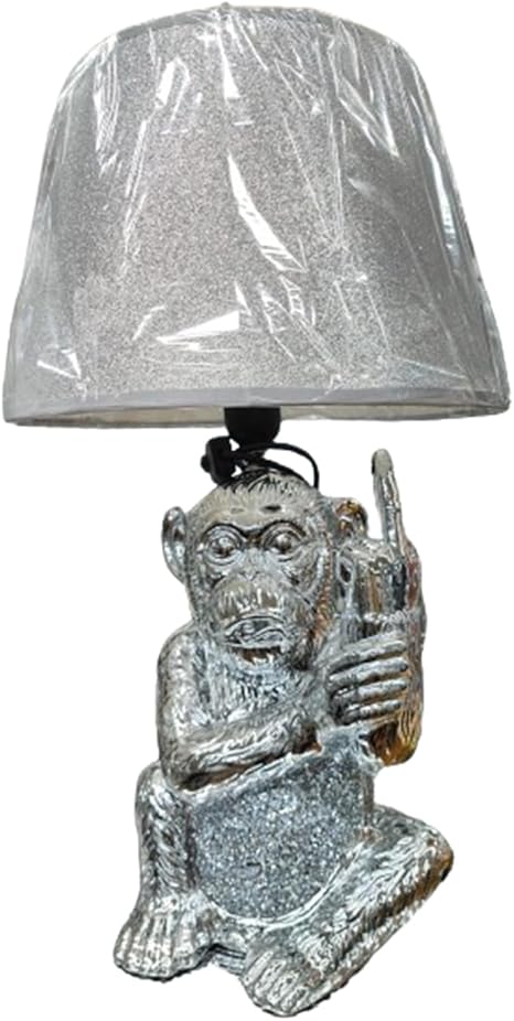 Monkey table lamp crushed crystal decorative lighting