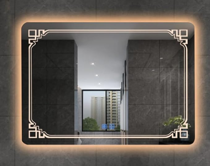 LED rectangle bathroom mirror