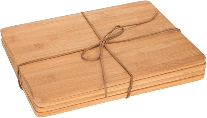 Bamboo placemats dining table mats set
