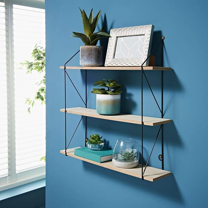 3 tier wall mounted shelf modern design