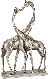 Enchanted giraffes home décor ornament