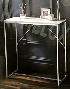 High gloss console table stainless steel