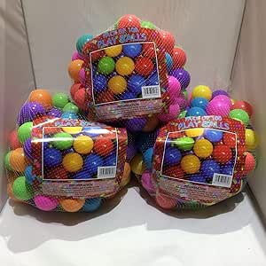 Multi-coloured soft play balls 2x200