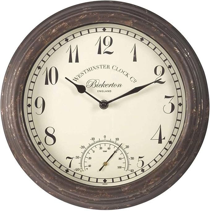 Vintage outdoor wall clock garden kitchen classic design
