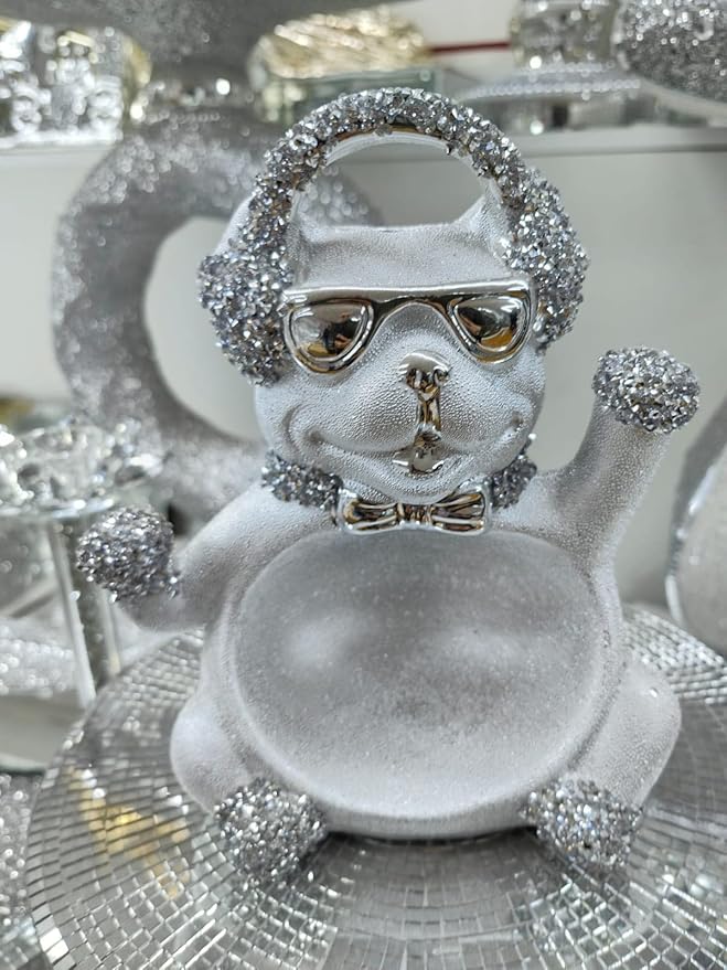 Crystal dog decorative ornament