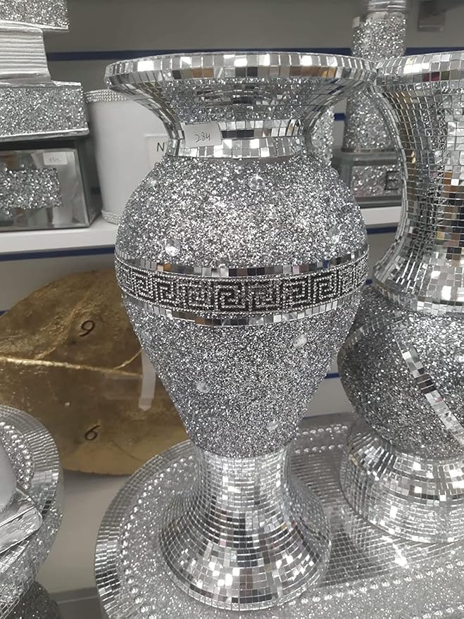 30cm sparkle diamond floor vase