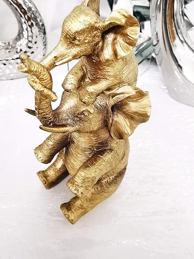 elephant family ornament decorative figurine