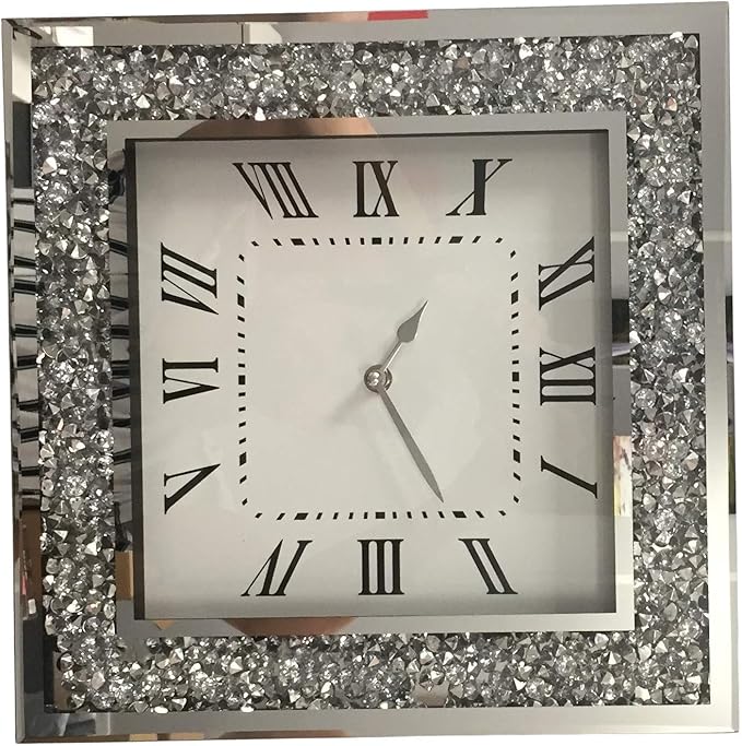 Loose diamante wall clock