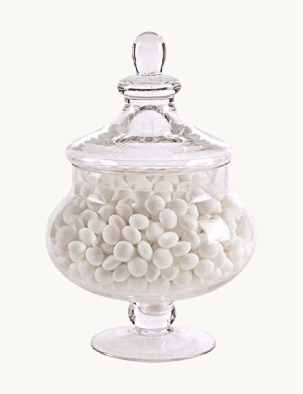 Clear Decorative Glass Jar 30cm – Wedding Centerpiece Sweet Holder | Sparkle Decors UK