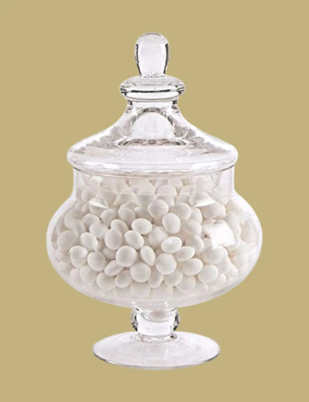 Clear Decorative Glass Jar 30cm – Wedding Centerpiece Sweet Holder | Sparkle Decors UK