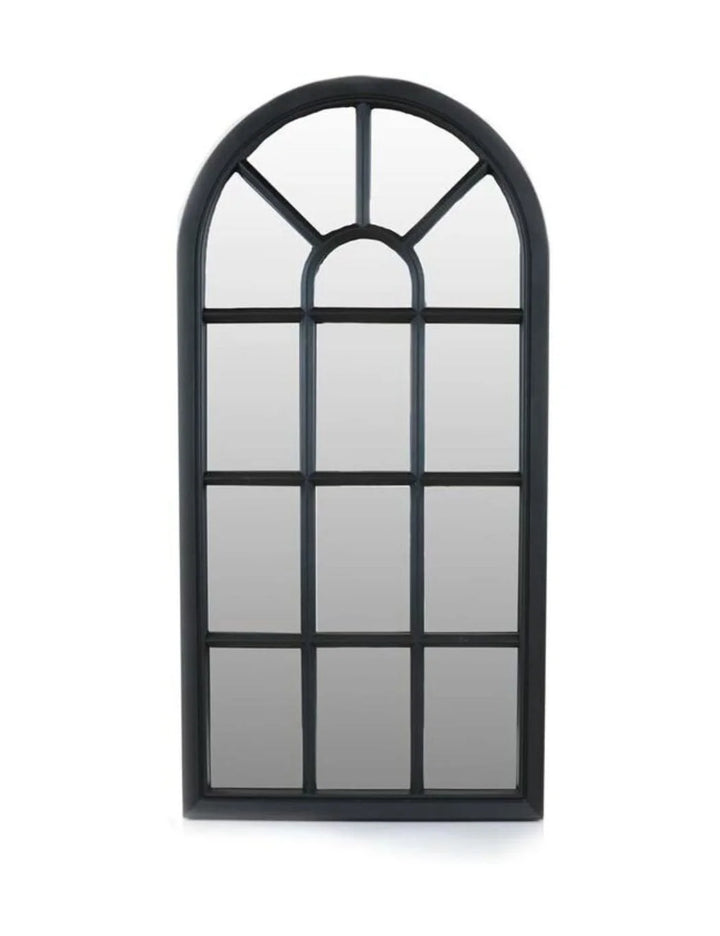 Arched Window Wall Mirror – Indoor Outdoor Decorative 69x34cm – Sparkle Decors